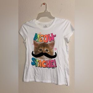 Justice: Just For Girls! Meowstache T-Shirt